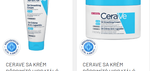 Cerave SA bőrsimító hidratáló krém